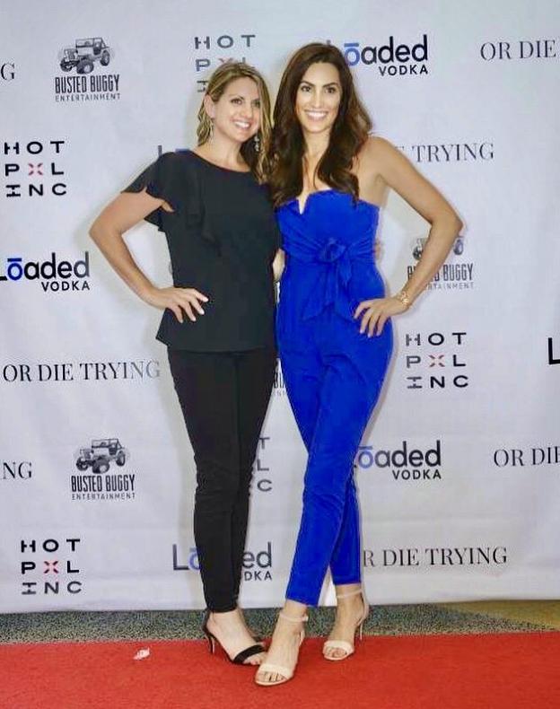 Robyn Neighbors and Nicole Butler at premier of Or Die Trying