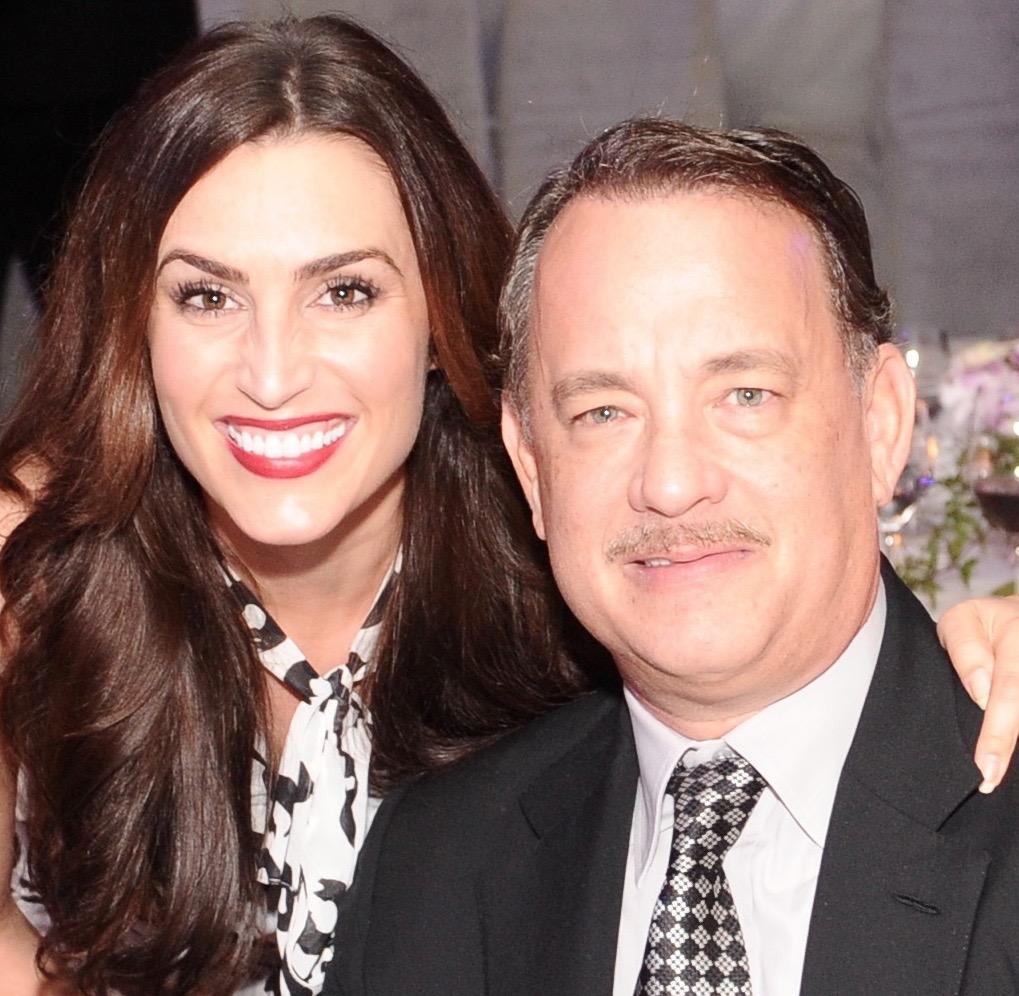 Tom Hanks and Nicole Butler at LACMA honoring Stanley Kubrick. (Getty Images)