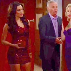 Still of Nicole Butler and cast on "The Young and the Restless."